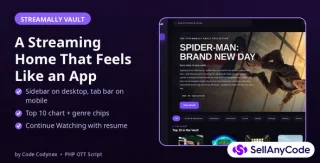 StreamAlly Vault - OTT, Movies, TV Series & Live TV Streaming Platform | PHP Video Streaming Script