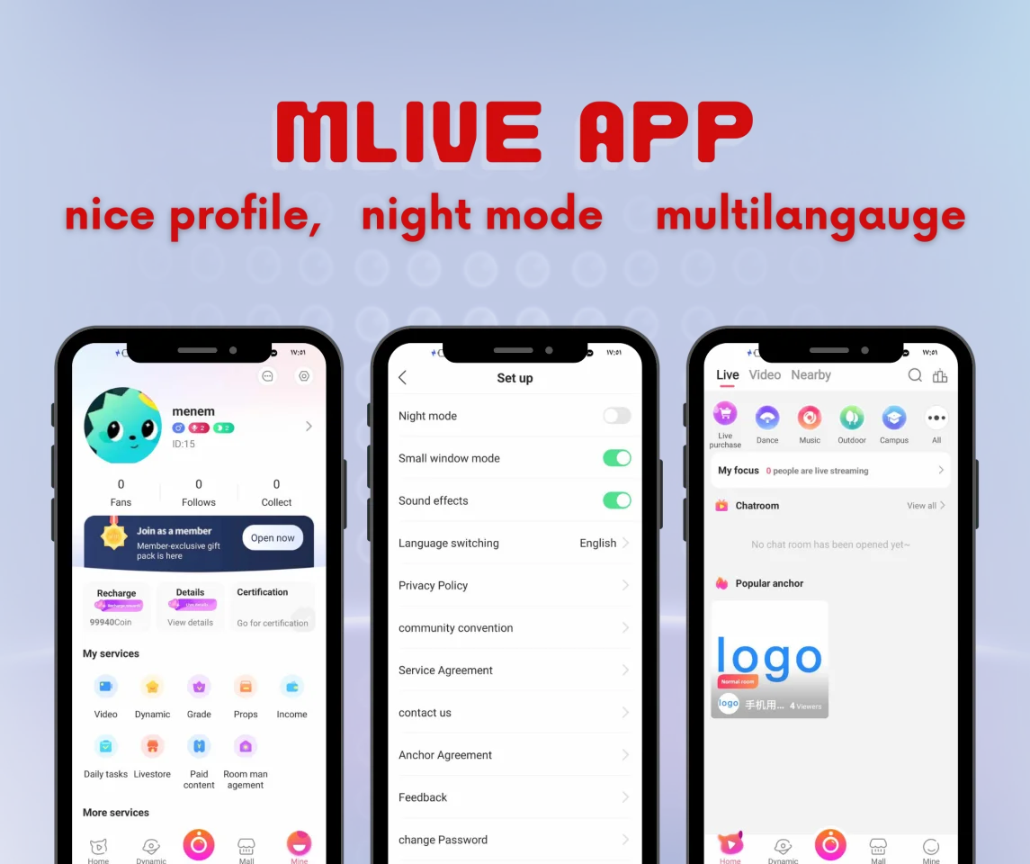 MLive App Short Video-Live Streaming-Voice Chat-eCommerce — screenshot 2