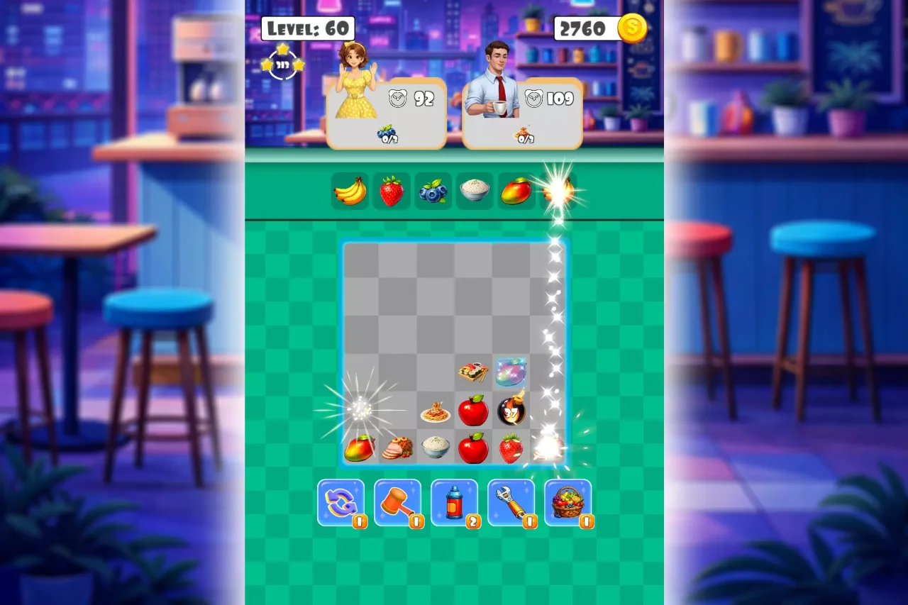 Foodie Stack Puzzle - Complete Mobile Game Template — screenshot 7