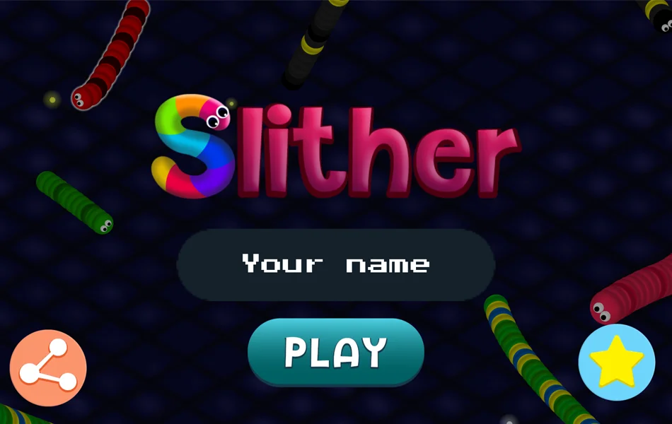 Slither.io - Unity Game Source Code Snake Battle Zone Game — screenshot 1