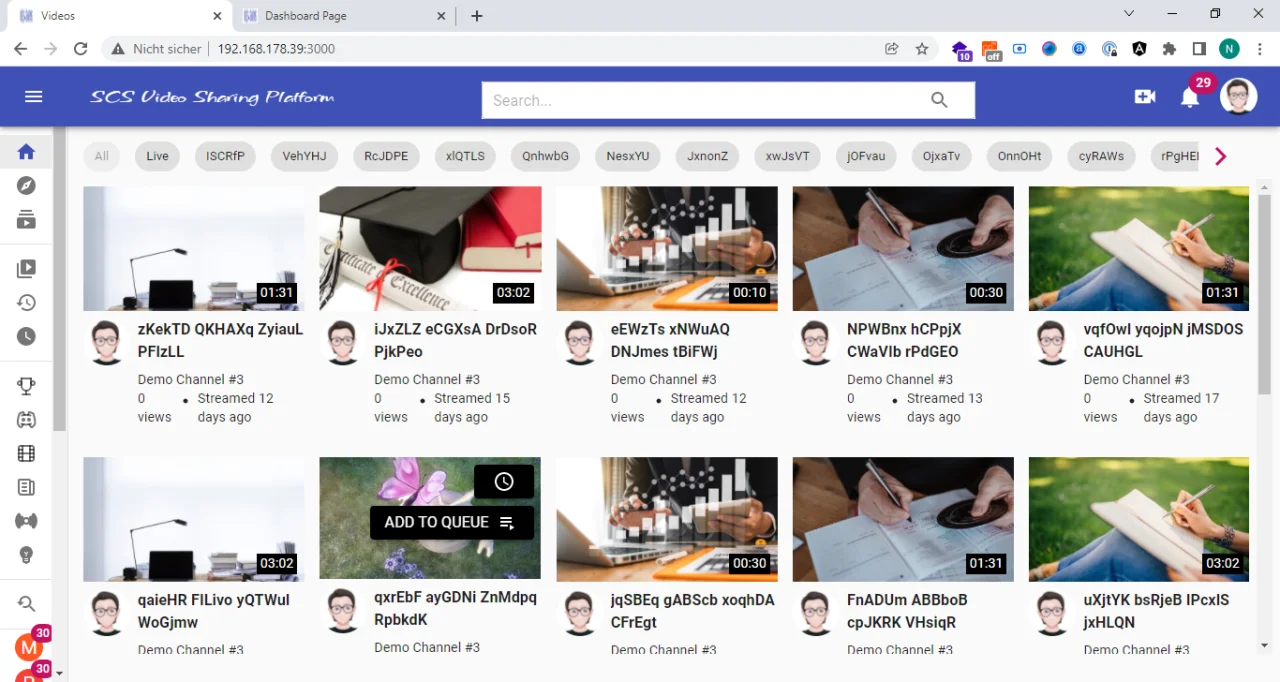 SCS Video Sharing — screenshot 1