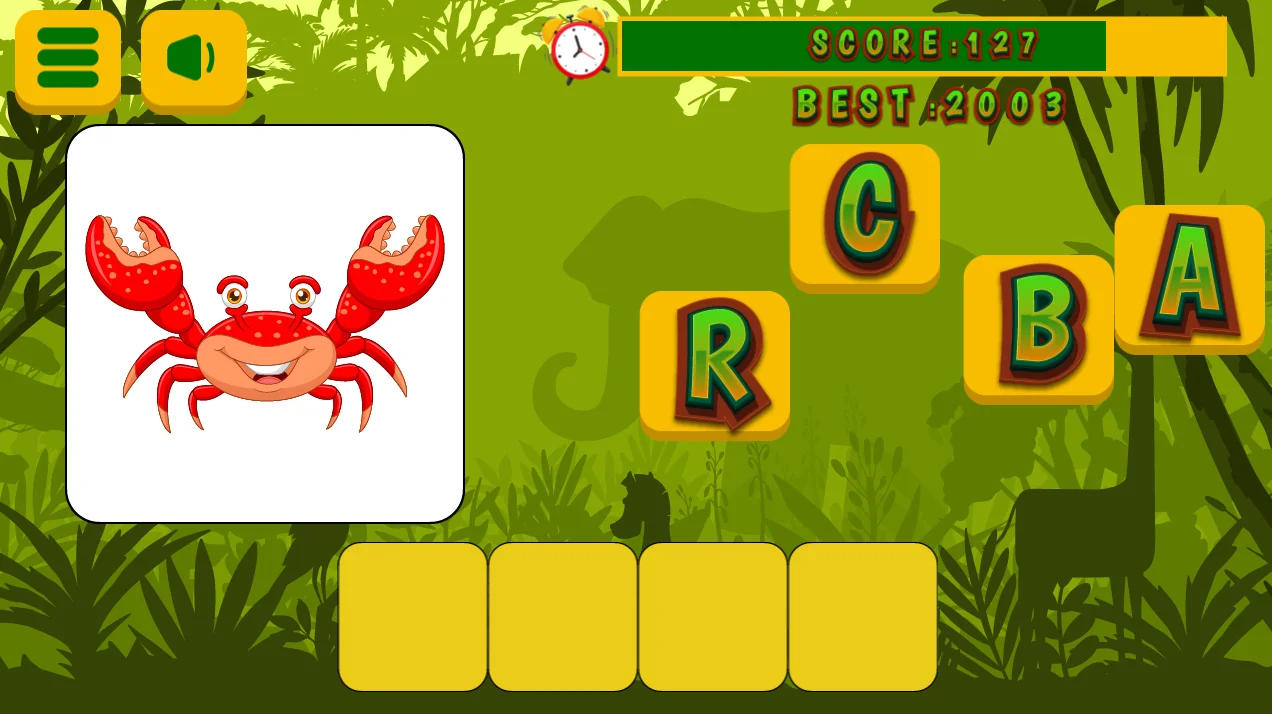 Animals Word for Kids Play Game — screenshot 1