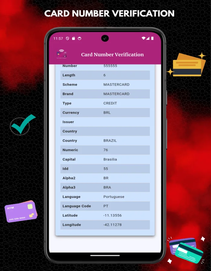 Card Number Verification — screenshot 5