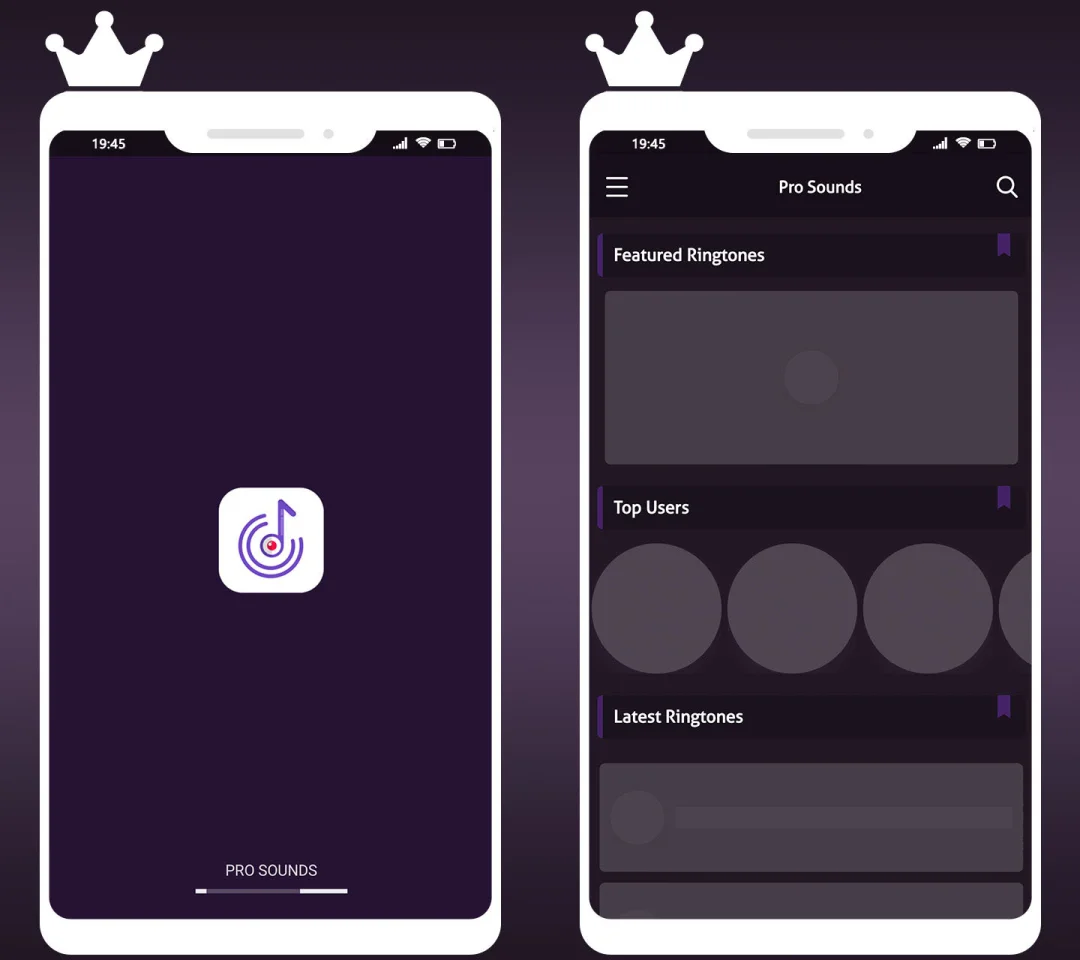 Pro Souds & Ringtones Collection 2021 - AdMob & Facebook Ads & Push Notifications — screenshot 1