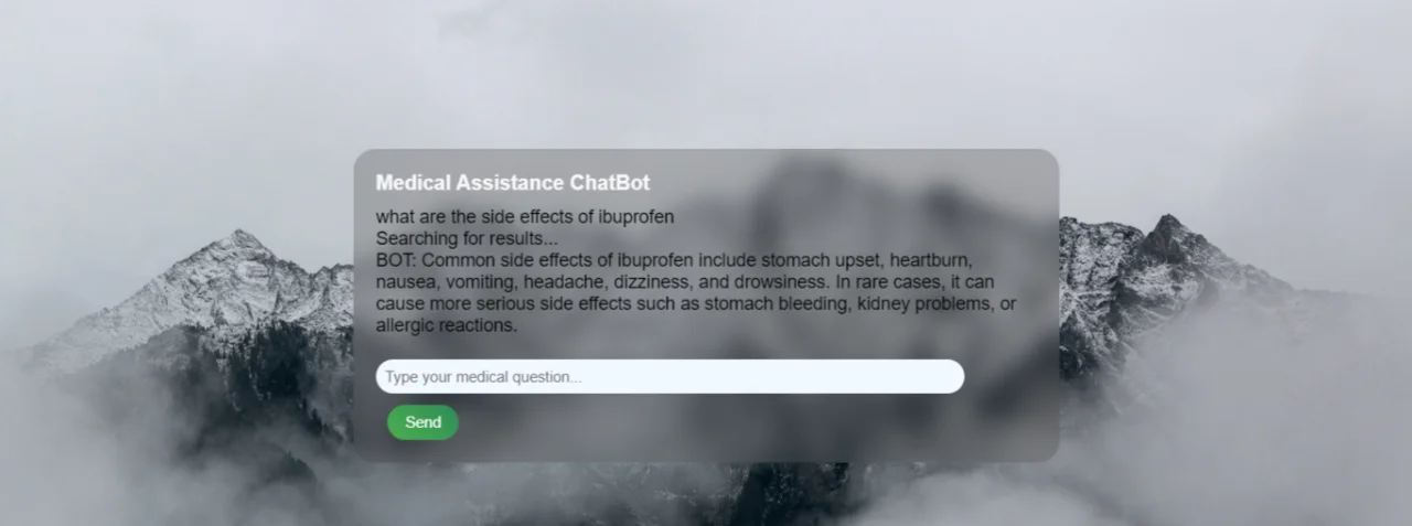Medical Assistance Chatbot — screenshot 4