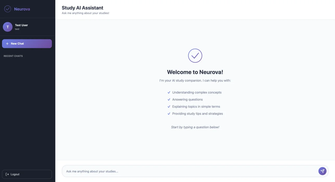 Neurova AI (Template) — screenshot 2