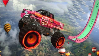 Monster Truck Impossible Stunt Game