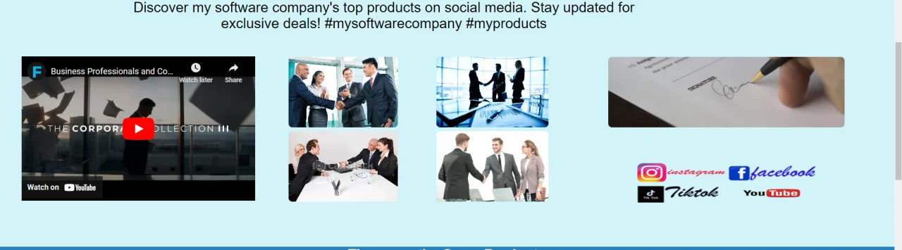 Web Profile — screenshot 2