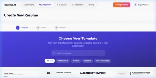 Resume AI the Ultimate AI-Powered Resume Builder & ATS Scanner (SaaS)