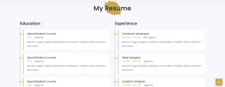 Mira Resume Portfolio HTML5 Template