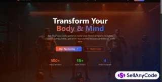 Gym Website Source Code