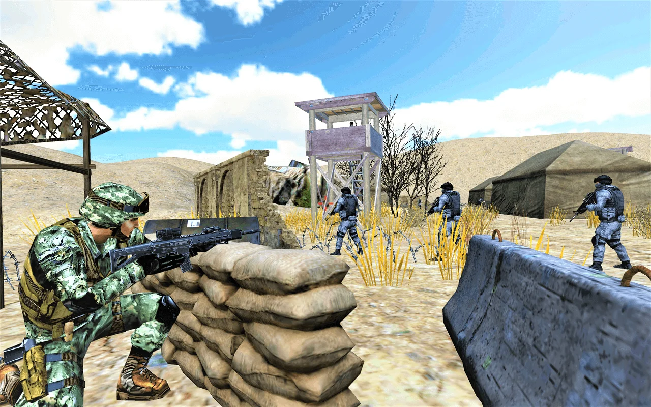 Commando FPS Shooting Game 64 Bit Source Code — screenshot 1