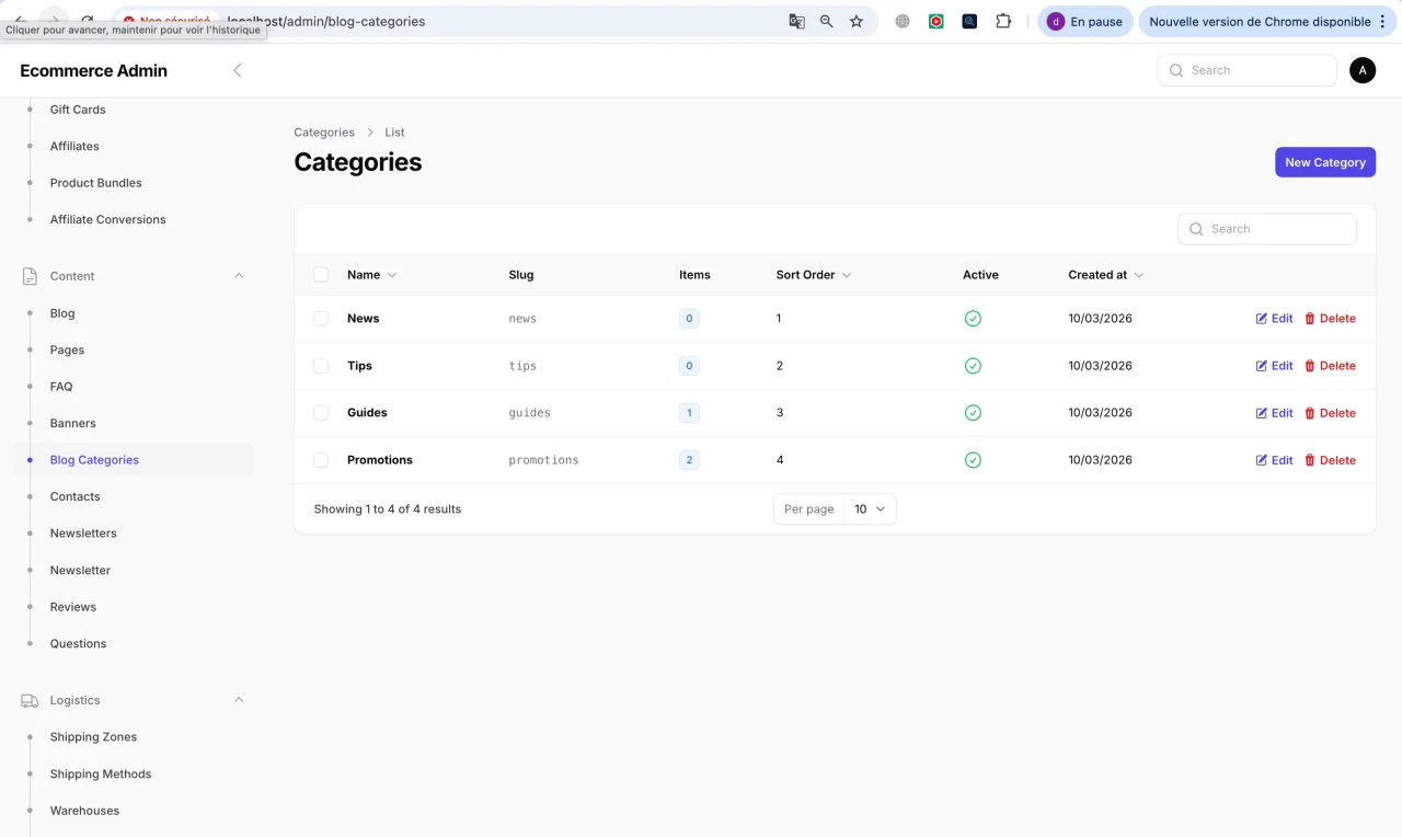 LaraCommerce Production-Ready E-Commerce REST API for Laravel 12 — screenshot 8
