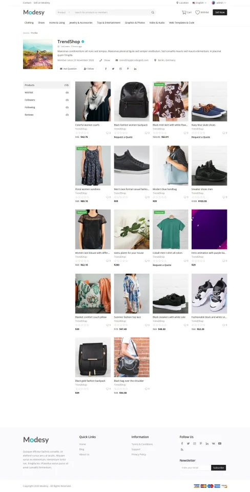 Modesy - Marketplace & Classified Ads Script — screenshot 3