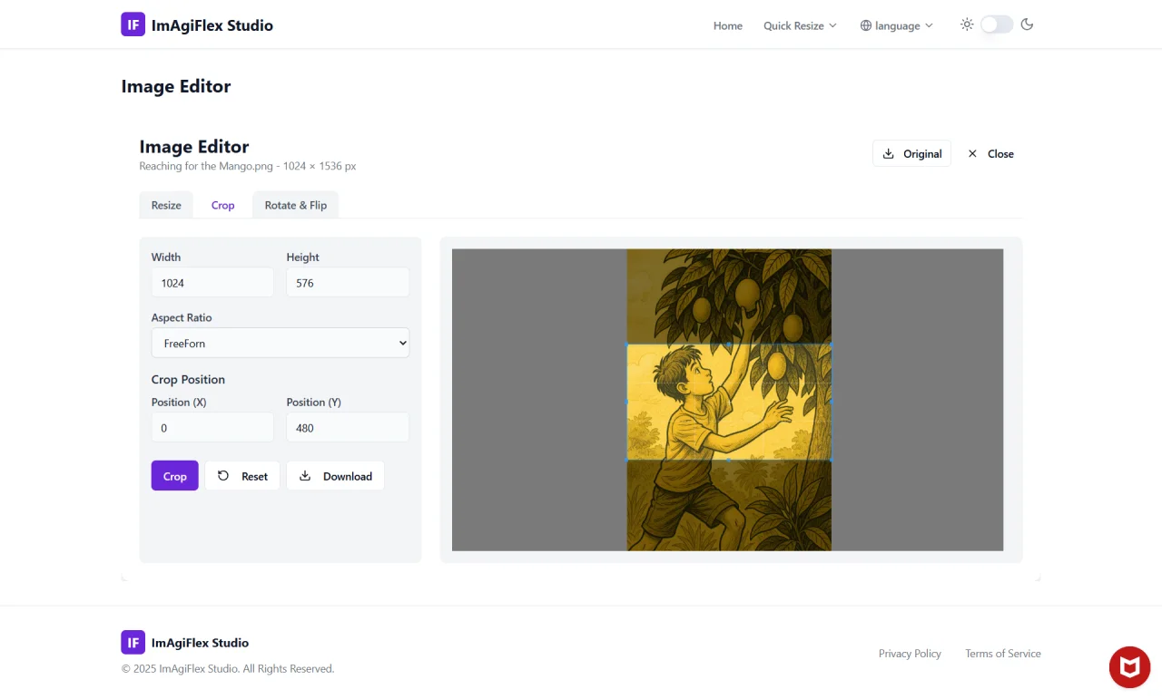 Modern Image Resizer React JS Website — screenshot 3