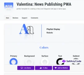 Valentina: News Publishing PWA