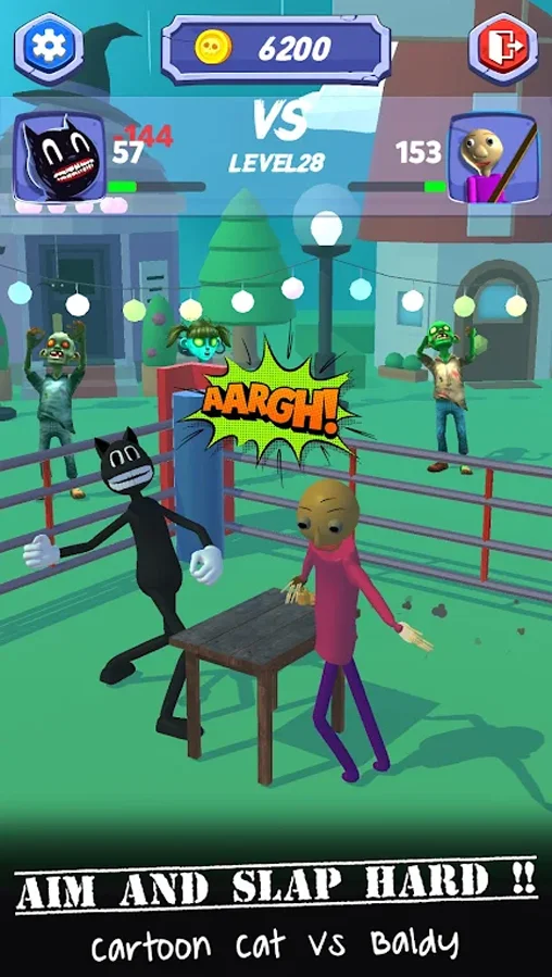 Slap Cartoon Cat Champ — screenshot 3