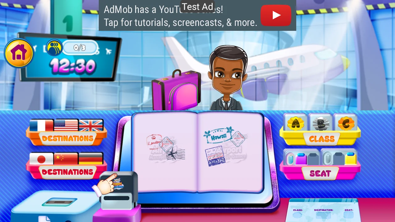 Airport Manager Games Source Code AdMob Unity Ads — screenshot 1