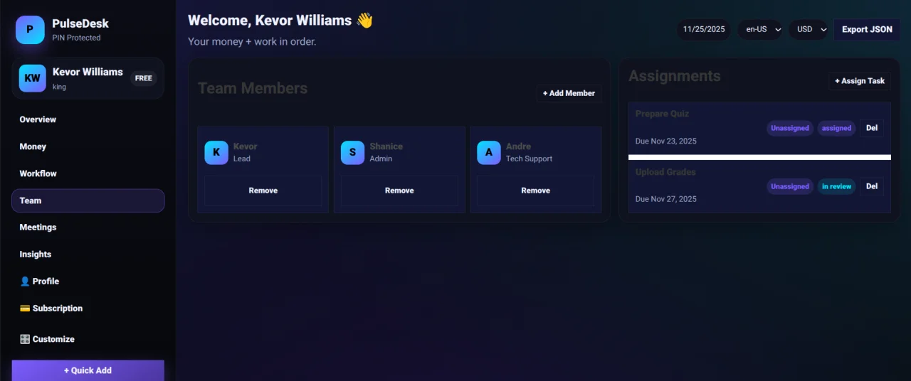 PulseDesk — screenshot 3