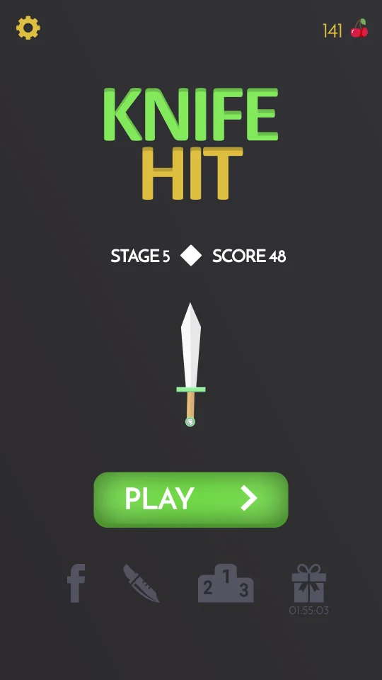 Knife Hit - Ultimate Challenge + Appodeal Ads + IAP + Unity Project — screenshot 4