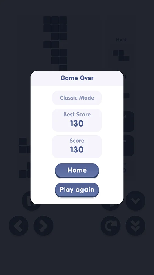 Classic Blocks Tetris | AdMob + GDPR + Unity Ads — screenshot 4