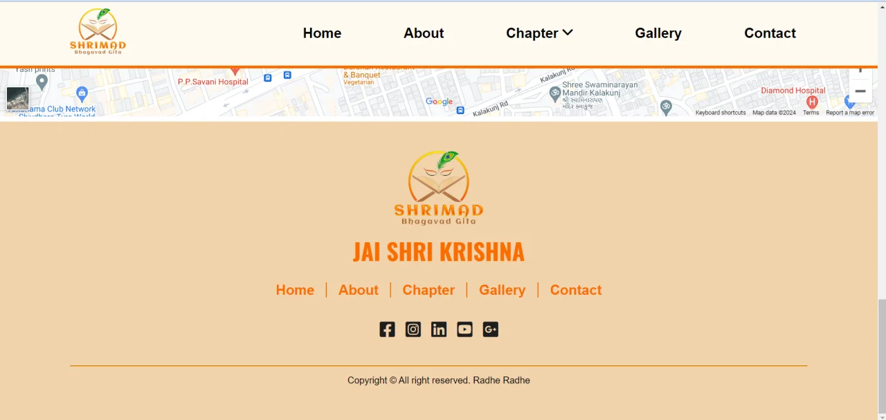 Shrimad Bhagavat Gita Responsive Website — screenshot 5