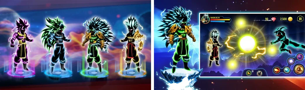 Shadow Goku Saiyan Battle — screenshot 2