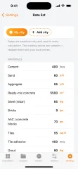 BuildCalc Construction & Material Cost Calculator (iOS SwiftUI)