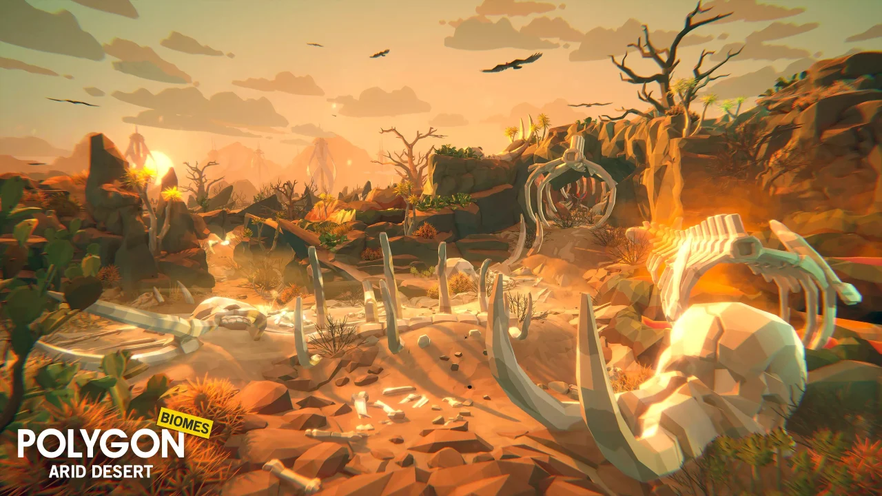 POLYGON - Arid Desert - Nature Biomes - Low Poly 3D Art by Synty — screenshot 1