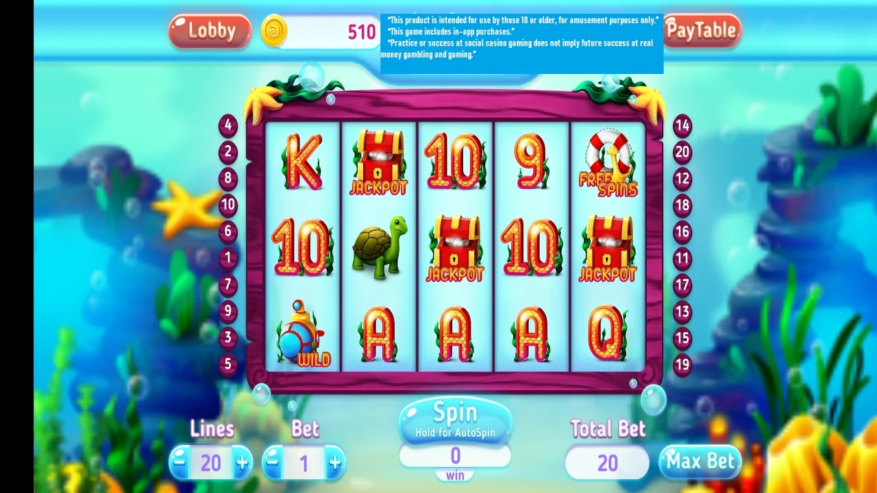 Free Casino Slot Games: Ocean Slots Unity Game Code **Updated 2025** — screenshot 1