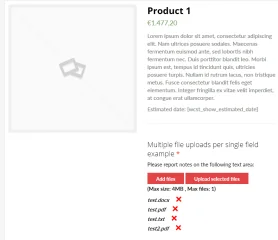 WooCommerce Upload Files