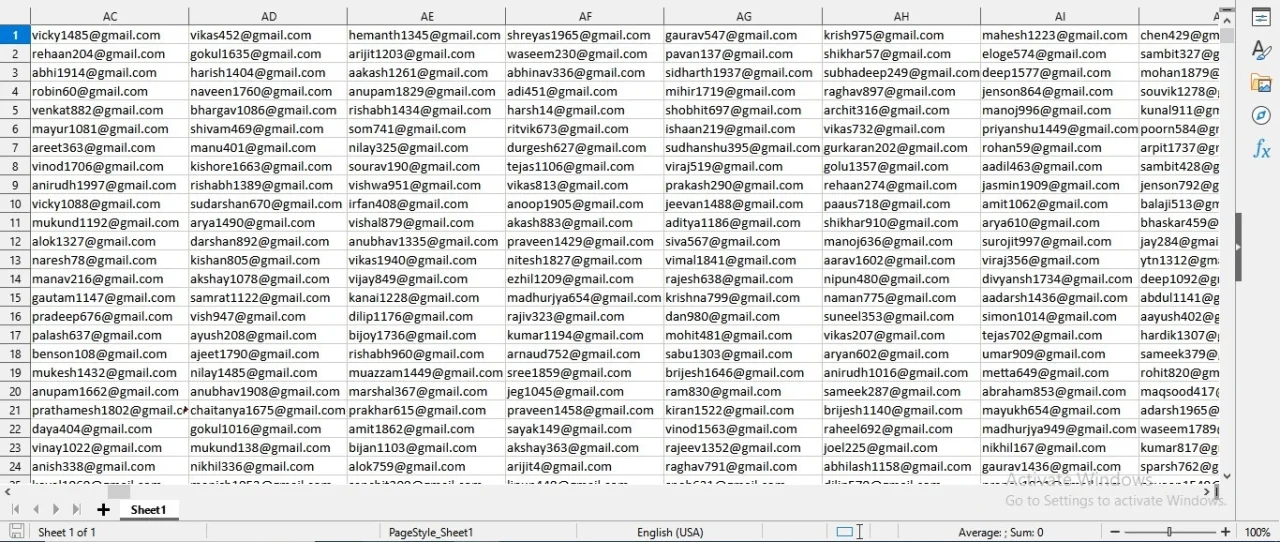 India Verified Email List — screenshot 5