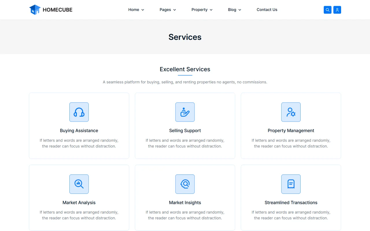 Real Estate Wholesale Website Template Responsive HTML5 Design with Contract Integration — screenshot 4