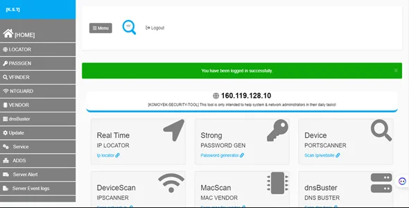 Komoye Security Tool Python — screenshot 2