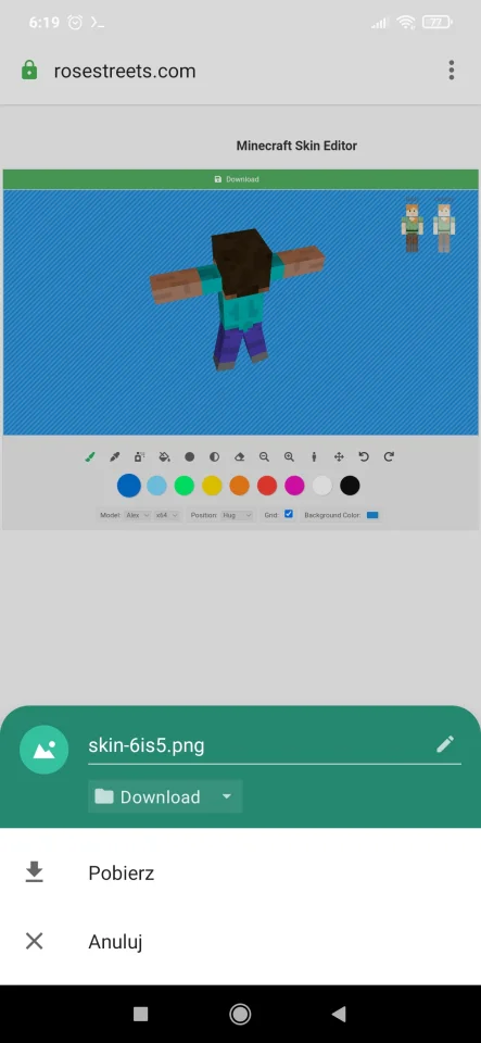 Minecraft Skin Editor — screenshot 4