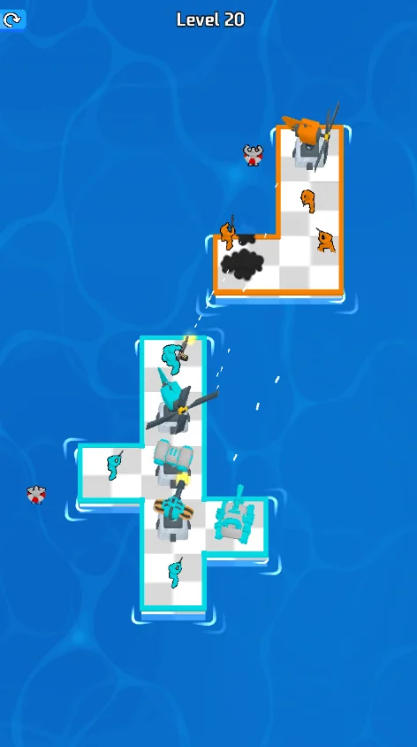War of Rafts: Crazy Sea Battle 3D Game — screenshot 3