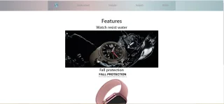 Watch Store Luxury Silver on HTML Template