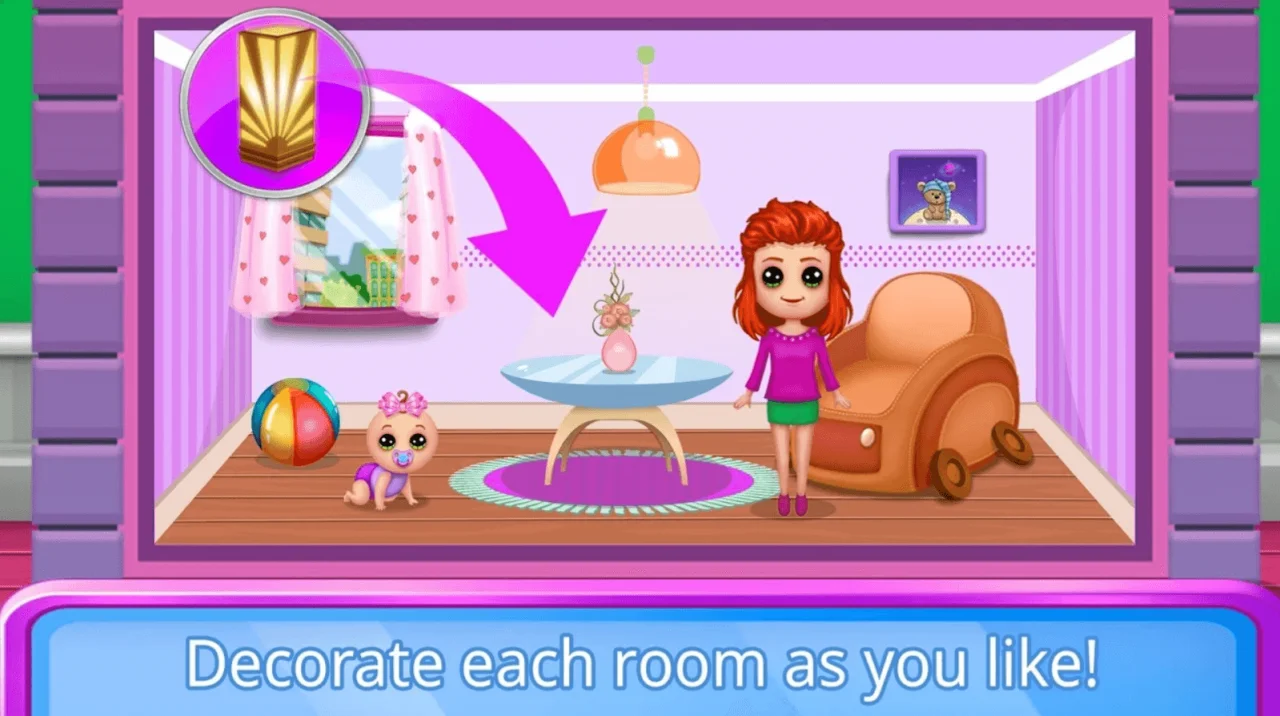 Doll House Game: Design and Decoration — screenshot 1
