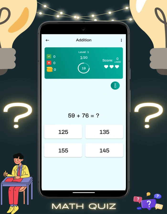 Math Quiz - Math Learning Brain Challenge — screenshot 6