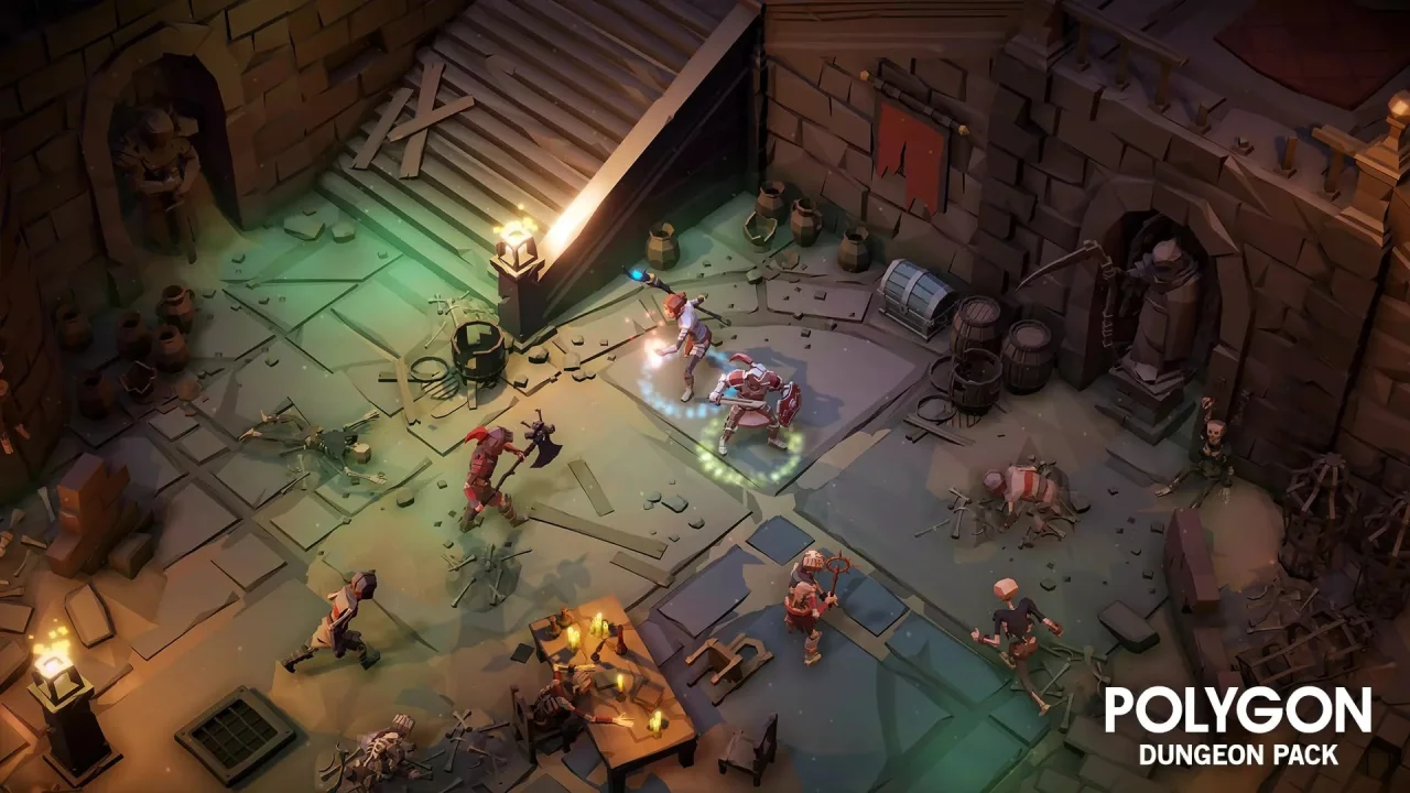POLYGON Dungeons - Low Poly 3D Art by Synty — screenshot 1
