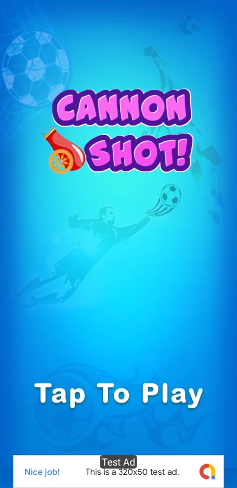 Cannon Shot Unity Source Code — screenshot 1