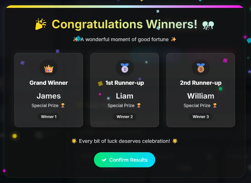 Lucky Draw — screenshot 1