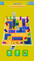 Drop People 3D Hole Puzzle Game Unity Source Code