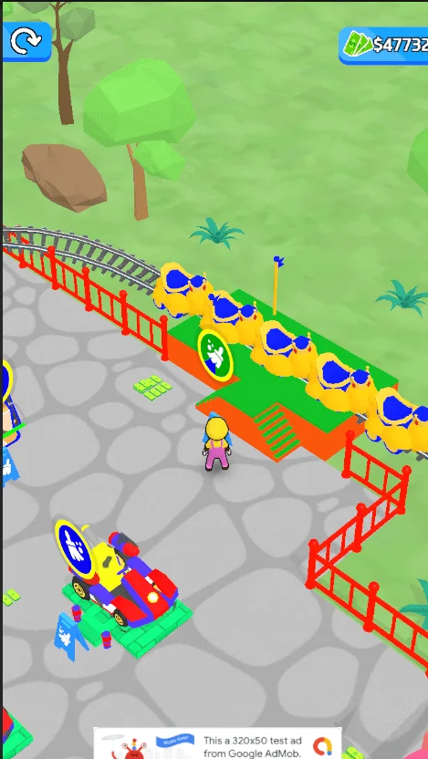 Awesome Park Idle Game 3D Unity Source Code — screenshot 2