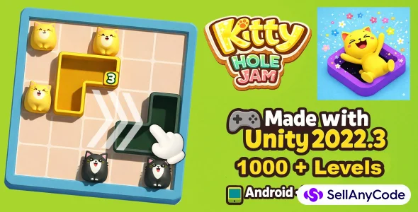 Kitty Hole Jam 1000 Levels Unity Source Code
