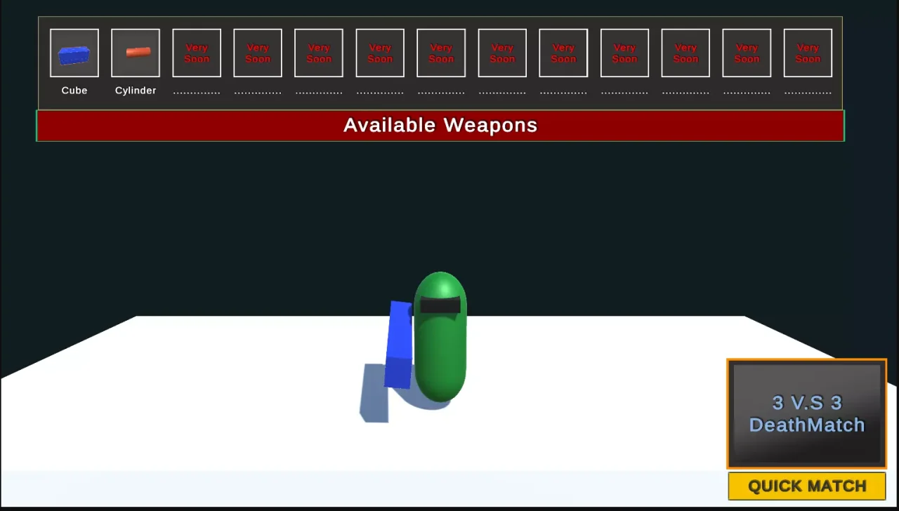 3 VS 3 Unity Multiplayer Shooter Template — screenshot 1