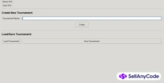 Tournament Manager and Bracket Simulation System (GUI)