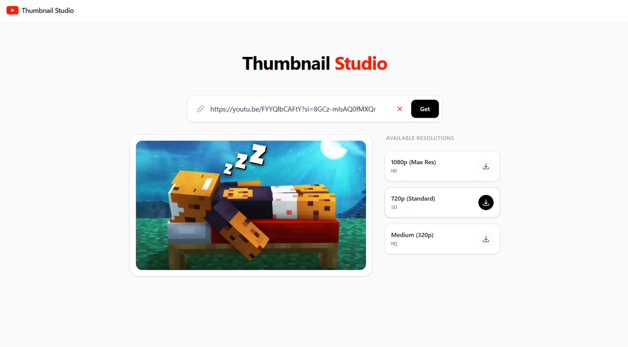 Thumbnail Downloader — screenshot 3