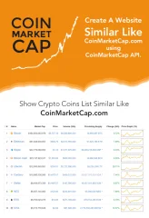 Coins MarketCap - WordPress Cryptocurrency Plugin