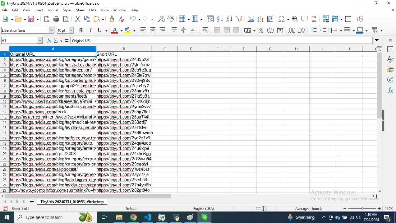 Batch URLs Shortener — screenshot 3